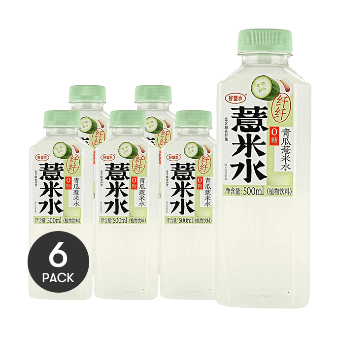 Cucumber & Barley Water 16.91 fl oz *6【6 Packs】【0 Sugar 0 C…