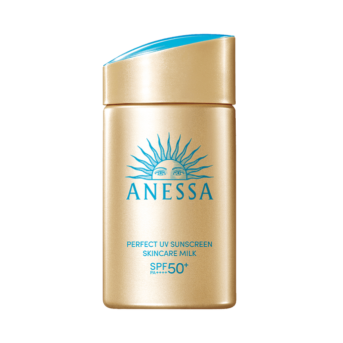 Anessa Sunscreen || New Version Small Golden Bottle Water Outdoor Clear Sunscreen Lotion Na Spf50+・Pa++++ || 60Ml