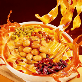 Liuzhou Luosifen Flavor Wide Noodles, 10oz 【Yami Exclusive】