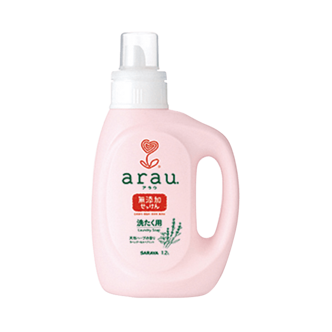 SARAYA 莎羅雅 araubaby嬰兒洗衣皂液 1.2L