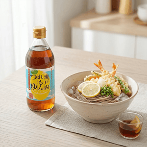 Setouchi Lemon Tsuyu Concentrated Soup Base, 13.53 fl oz 【Refreshing Citrus Flavored Japanese Cold Noodle Dipping Sauce】