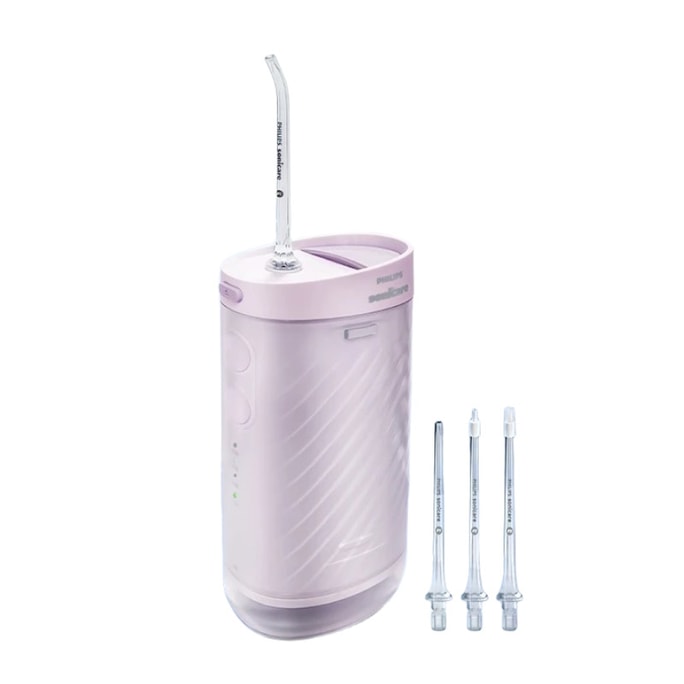 Dental Flosser Portable 200ml USB Rechargeable Nozzlex3 Purple 1 Unit
