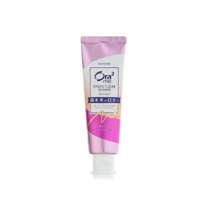 Ora2 Me Stain Clear Paste Toothpaste 130g Peach Leaf Mint