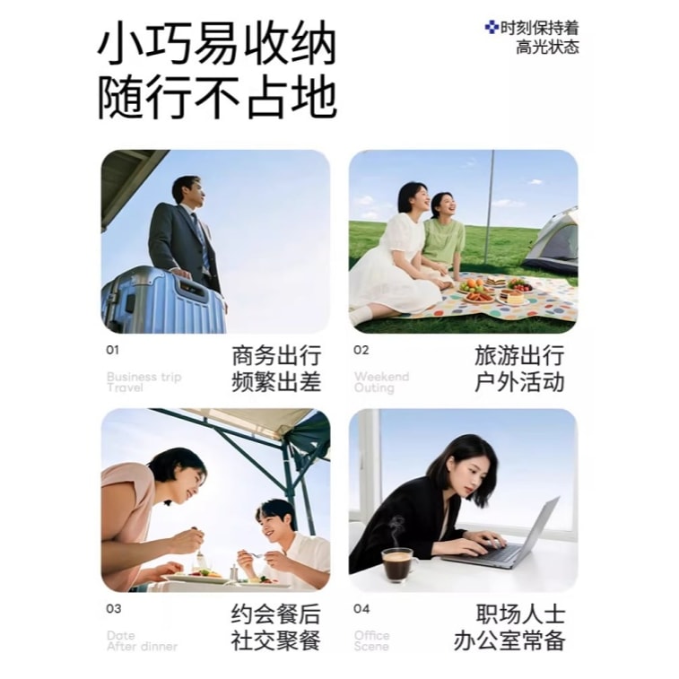 【中国直送】百曦 携帯用歯磨き粉 歯ブラシ デンタルフロス トラベルセット 折りたたみケース付き 出張・旅行に必須 グレープフルーツ＆青ブドウ 3