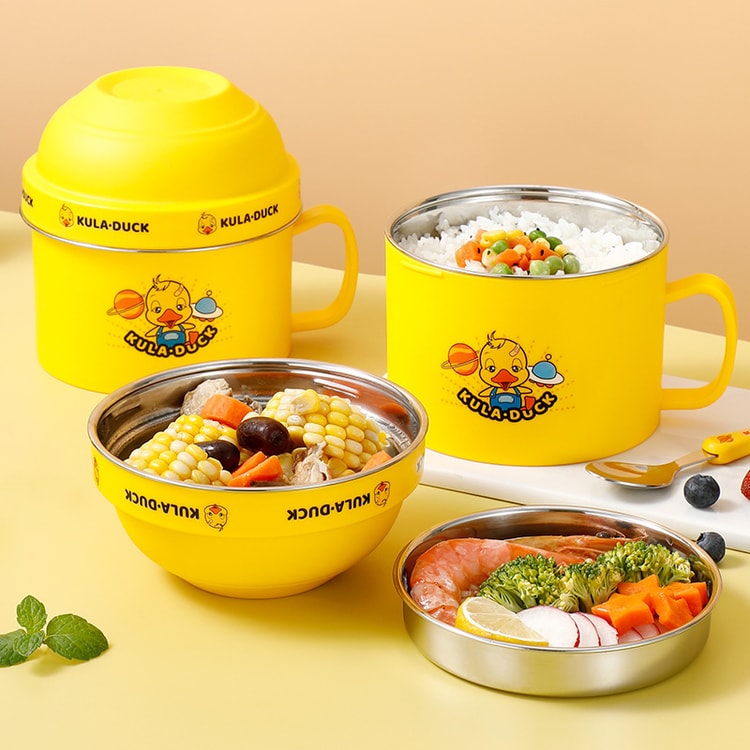 Lunch box microwave heating lunch box light Meng yellow lunch box -  Yamibuy.com