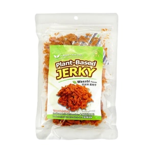 Plant Based Vegan Jerky Wasabi Flavor, 4.9 oz【Vegan Snack】