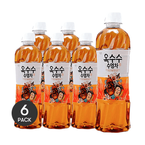 구운 옥수수 수염차, 476ml *6개입【설탕 0g, 칼로리 0kcal, 지방 0g】