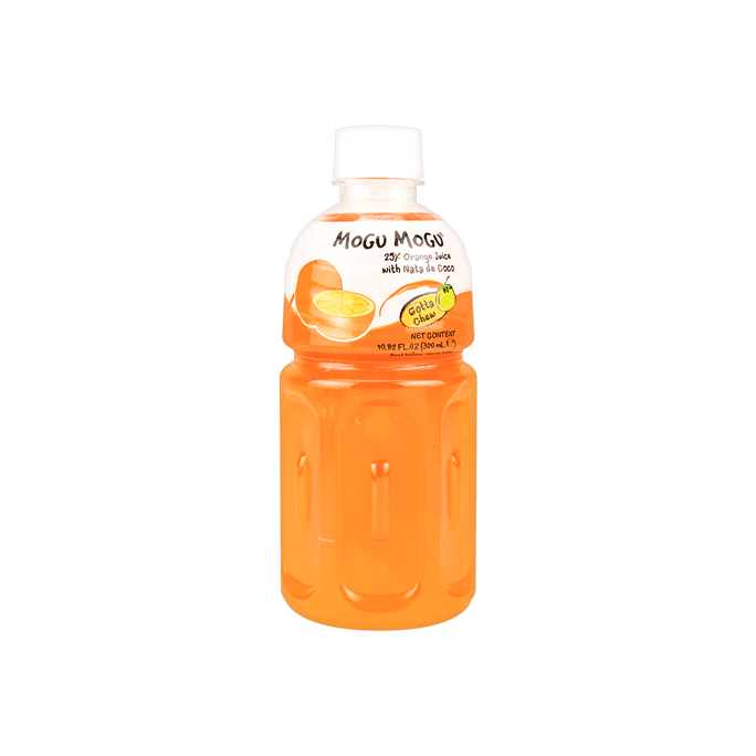 泰国MOGU MOGU 果汁椰果饮料 橙子味 320ml