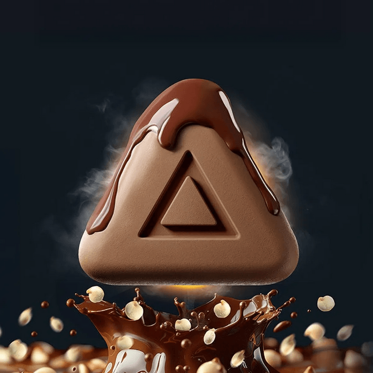 フレッシュエキス入りダークチョコレート クリーミーヘーゼルナッツ風味 0.53オンス【白砂糖0%・低カロリー】【午年】 5