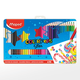 韩国 ALPHA Color Peps Regular彩色铅笔36种颜色Mapad | 亚米