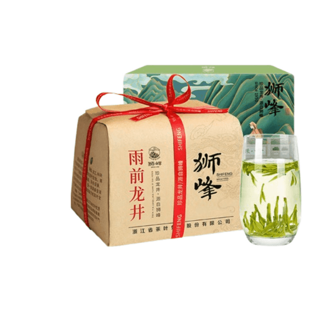 中国直邮】 狮峰茶叶2025新茶精选老茶树雨前龙井茶叶特级250g/盒- 亚米