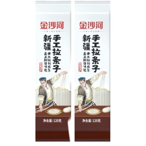 금사하 정통 신장 수제 라뎨즈 라피즈 [120g*2개 쟁임 세트 240g] 쫄깃한 손반죽 면 라면 탕면 국수 볶음면 [수제 면발]