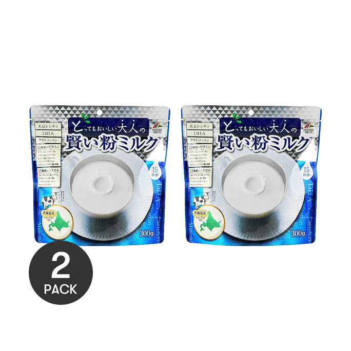 低脂肪 高タンパク 大人用脱脂粉乳 300g×2【2点セット】