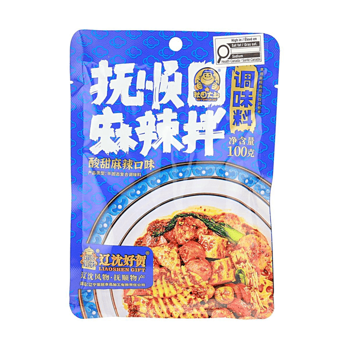 秋田大叔 抚顺麻辣拌调料 酸甜麻辣口味 100g 【辽沈风物】【地道抚顺味】