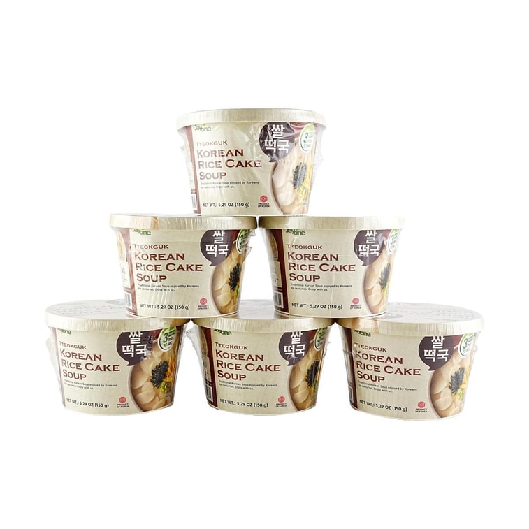 韩国JAYONE 韩式年糕汤 150g*6碗 整箱装【冲泡即食】 8