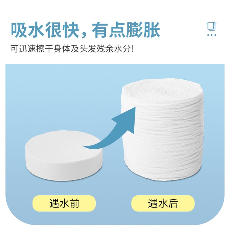 【赠品】FaSoLa Life 便携压缩毛巾 24*30CM 20个装/袋 独立包装 纯棉一次性毛巾 5