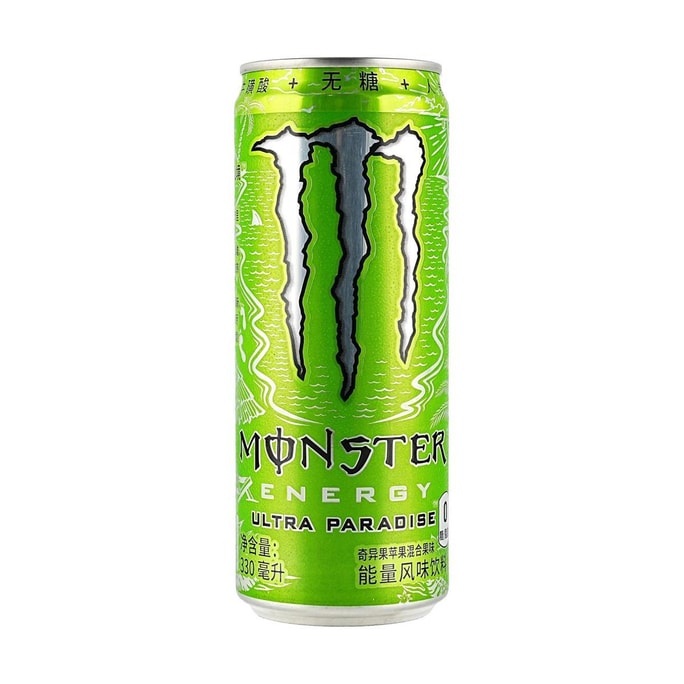 Monster Energy Drink, Kiwi Apple Flavor, 11.15 fl oz