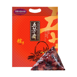 Zongzi Rice Dumpling with Red Rice Chestnut Osmanthus 10.58 oz