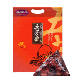 Zongzi Rice Dumpling with Red Rice Chestnut Osmanthus 10.58 oz