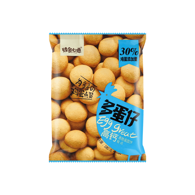 臻食心意 多蛋仔 高鈣 180g