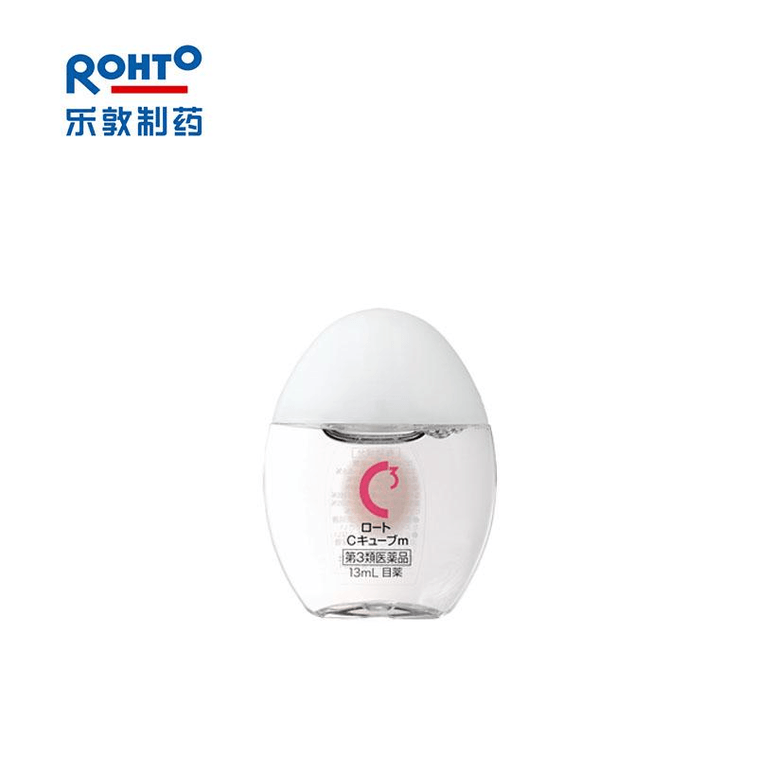 【日本直邮】 日本 ROHTO 乐敦 乐敦 C3低刺激保湿舒缓治愈温和款眼药水13ml 1