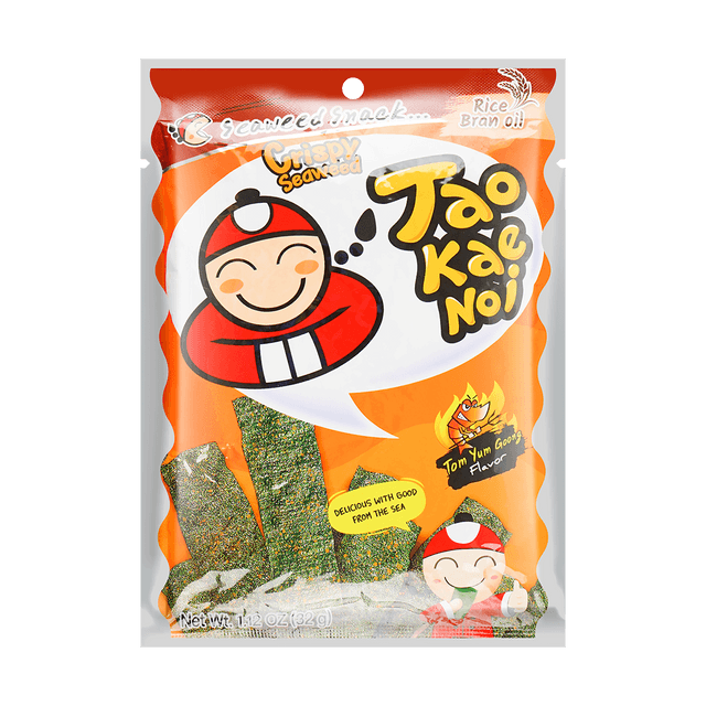 Seasoned Nori Seaweed - Sriracha Thai Sauce Flavor 32g Taokaenoi | SATSUKI