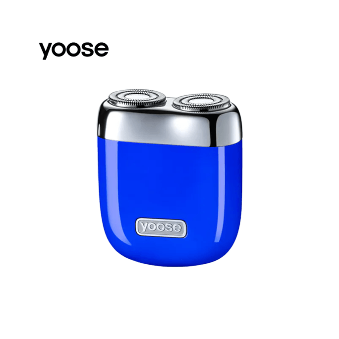 【中国直邮】Yoose 有色 MINI 2.0 新款迷你便携电动 全合金剃须刀 克莱因蓝色 1个装【王一博同款】