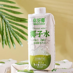 100% Coconut Water, 11.2 fl oz【 Low Calories Low Sugar 0 Fat】