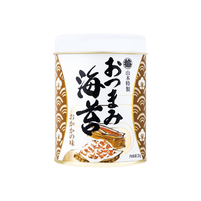 Bonito Flavor Roasted Nori Seaweed - 30 Pieces, 0.7oz