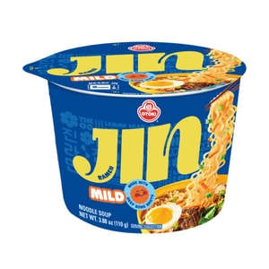Jin Ramen- Korean Style Instant Bowl Noodles , Mild Flavor , 3.88oz【BTS JIN】