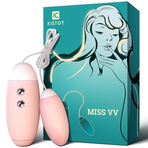 KISTOY Miss VV Sucking and Vibrating Egg Duo - Pink