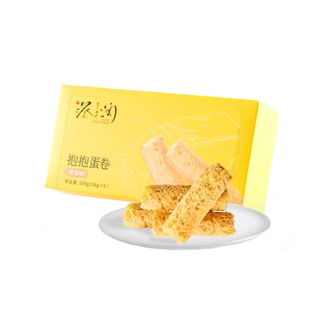 [Preferred for gift giving] Handmade Egg Roll [Rose Flavor] 108g (18g*6) [A crisp bite]