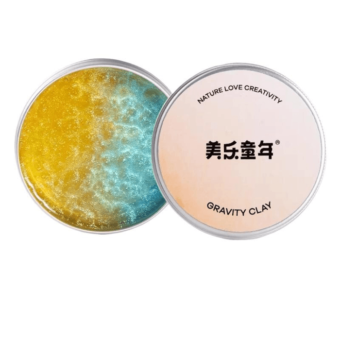 Crystal Mud Foaming Glue Sea Slime Children's Non-Newtonian Fluid Golden Tides 40g * 1 Box