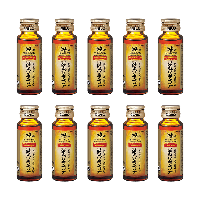 YUNKER Energy+Health Supplement Drink with Vitamins 30ml x 10 bottles