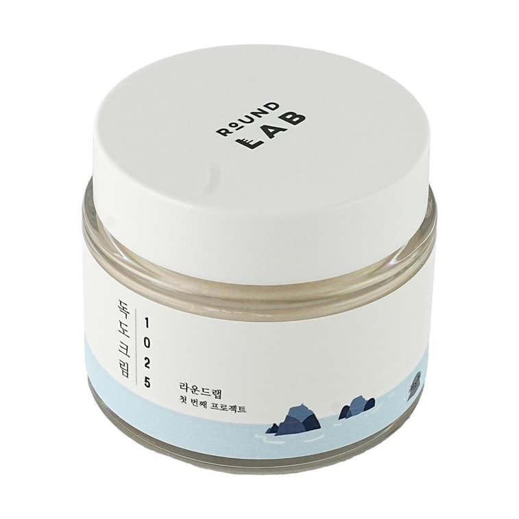 韩国ROUND LAB柔恩莱 1025独岛面霜 80ml 滋养滋润 持久补水保湿 抗炎镇定舒缓 干皮&敏感肌适用 6