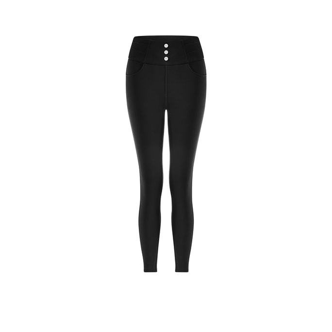 Black Leggings Fleece-Lined Base Leggings for Autumn & Winter Black Leggings Size M Fit for 50-60kg