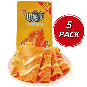 Konjac Refreshing Vegetarian Hairy Belly Little Witch  Ma Jiang Hot Pot Flavor 27g * 5bag