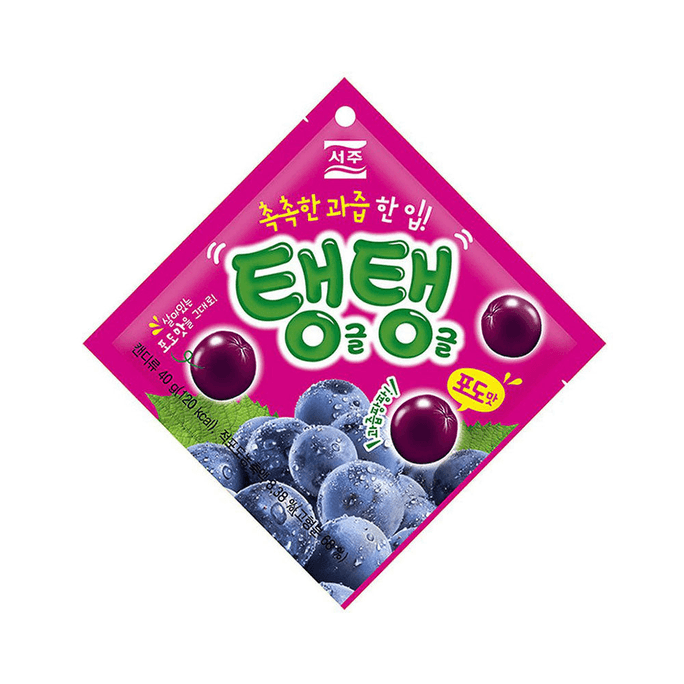 韩国SEOJU西洲红葡萄浓缩汁Q弹软糖40g