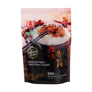Vegetarian Spicy Crispy Floss, 10.58 oz 【For Rice , Noodles, Porridge and Gimbap】【Vegan】