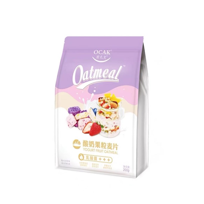 Yogurt Fruit Grain Instant Muesli 200g 1bag