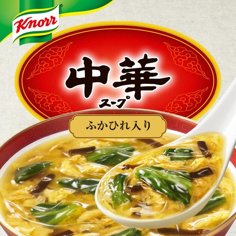 日本 AJINOMOTO 营养早餐 低卡速食汤 方便汤 中华汤 5小袋装