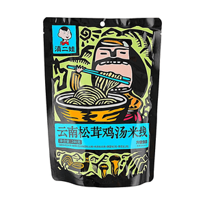 滇二娃 云南松茸鸡汤米线 246g【珍稀松茸菌香浓郁】