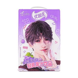 Love and Deepspace Limited Collaboration, Rafayel, Sea Salt Grape Flavor Milk, 8.45fl oz*16Boxes【Excludes Free Gifts】