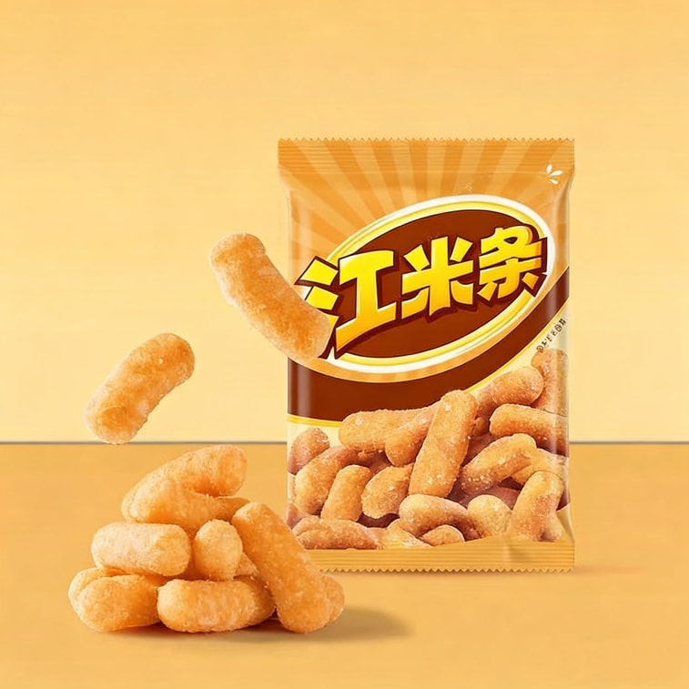 Jiangmi Stick 50g*4袋 [A Classic Childhood Snack] [Crispy & Delicious] 4
