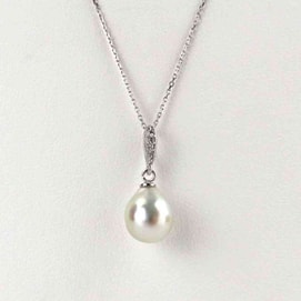 UWAKAI PEARL Pearl Necklace White 8mm