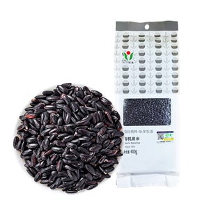 홍산녹주 유기농 흑미 400g 윤기 있고 검으며 길고 통통하며 향긋하고 부드러운 흑미. 훈증, 혼합, 염색 없이 품질 좋은 흑미. 저지방 포만감, 칼로리 조절 대체 식사 잡곡. 죽 끓이기, 밥 짓기, 디저트 만들기, 건강식 재료. 【유기농 인증, 추적 가능】 농가 신선 쌀 정품 오곡 잡곡