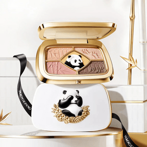 Fantasy Bloom Prismatic Hues Eyeshadow Palette 101 0.21oz 【Panda Creation Collaboration】【Matte & Shimmer Textures】