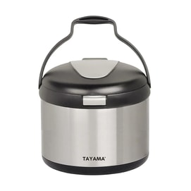美國TAYAMA 不鏽鋼節能保溫鍋湯鍋 燜燒鍋 大號燜燒杯 黑色 5 -Qt.