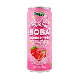  Popping Boba Bubble Tea, Strawberry Flavor, 10.82 fl oz