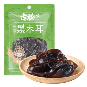 Northeast Black Fungus Cold Salad Mushrooms No-Root Qiuer 50g*2 Bags